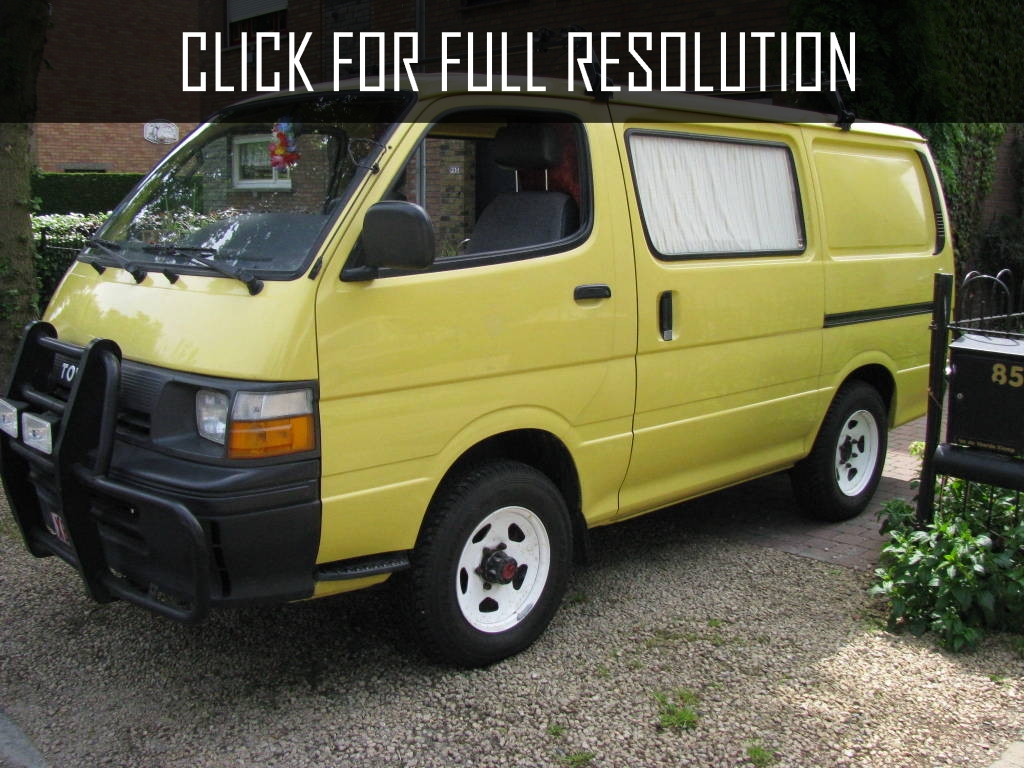Toyota 4x4 Camper Van