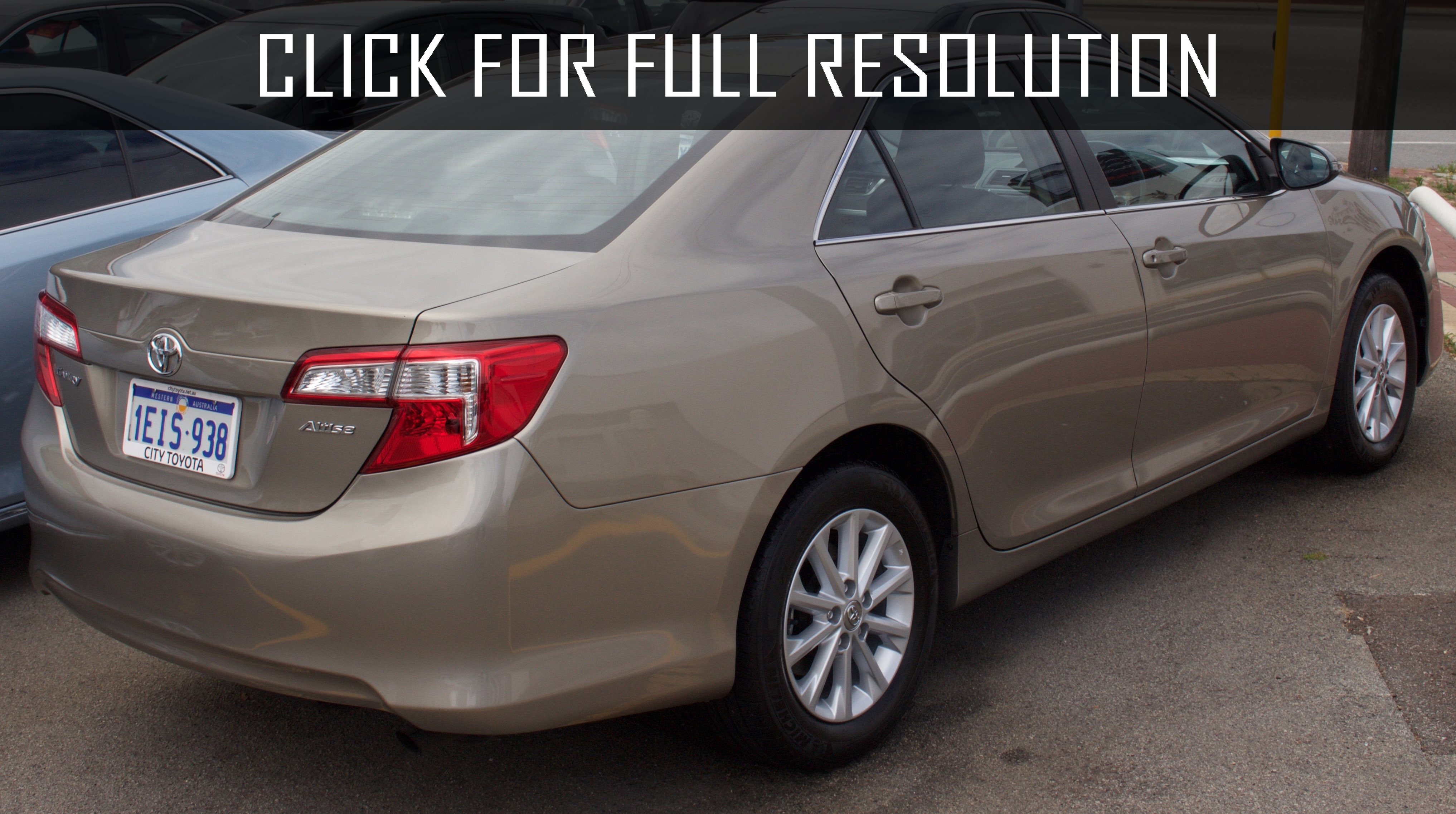 Toyota Camry Altise 2013