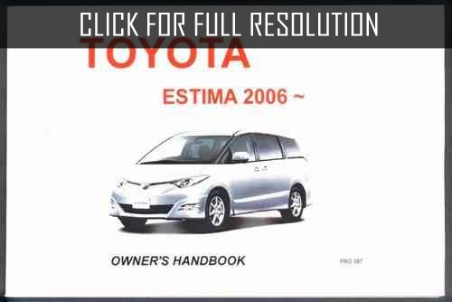 Toyota Estima Manual