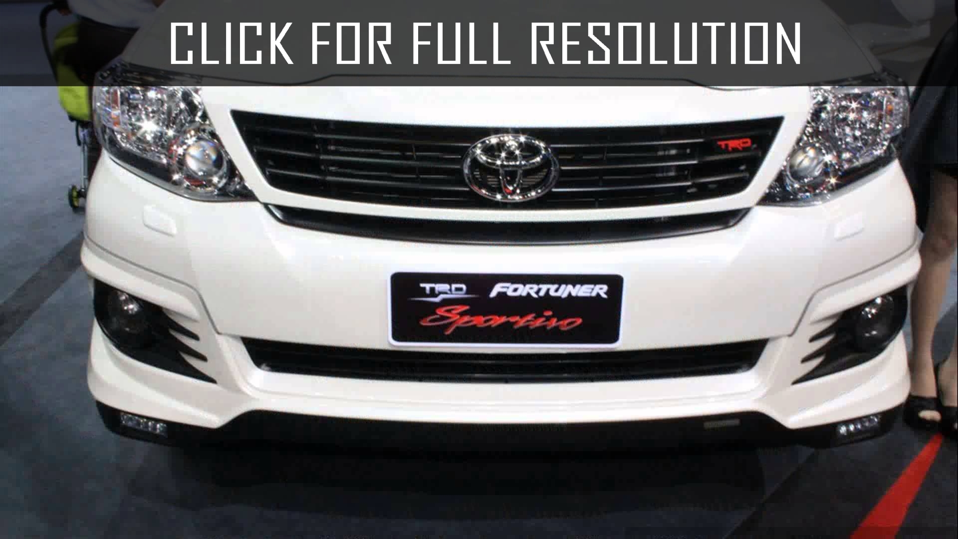 Toyota Fortuner Trd 2015
