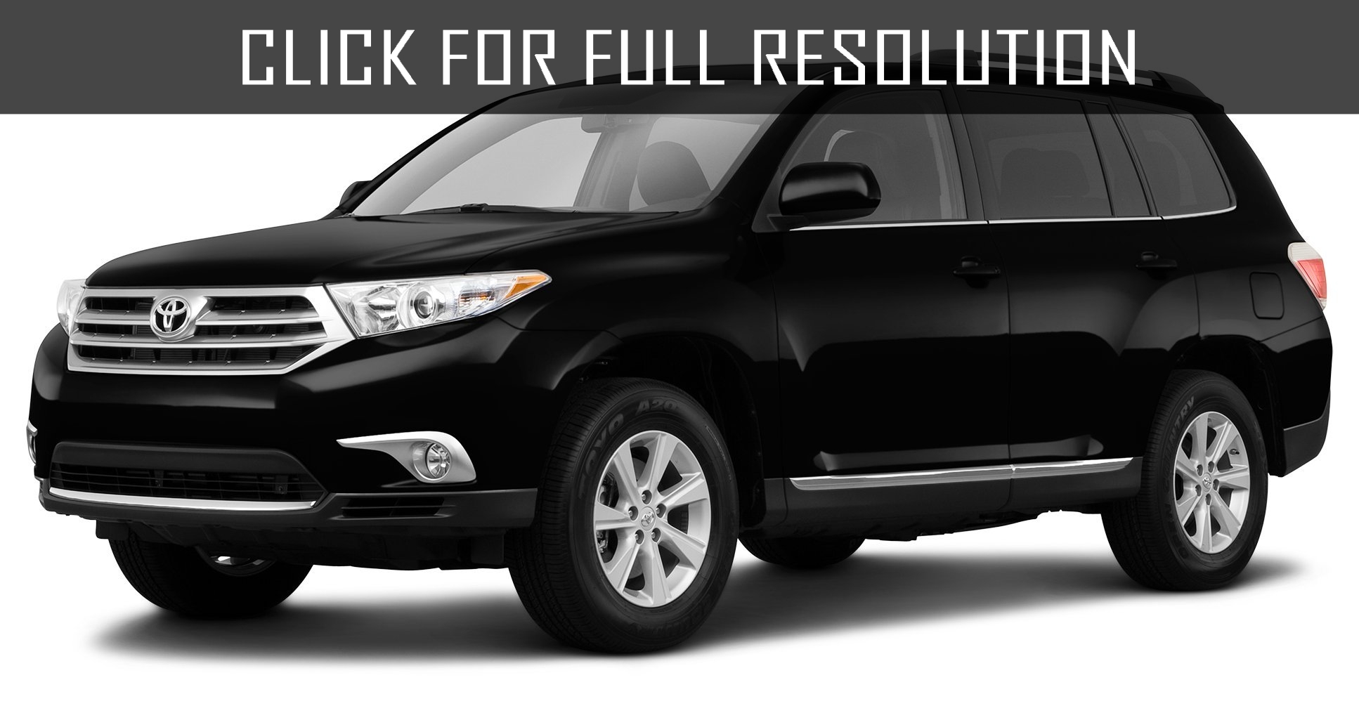 Toyota Highlander Black amazing photo gallery, some information and