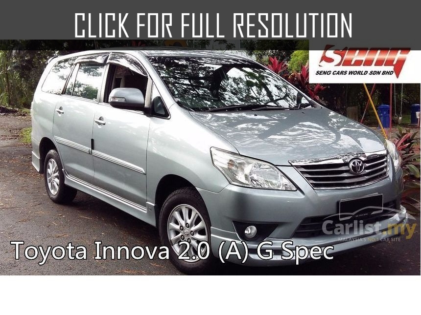 Toyota Innova G 2014