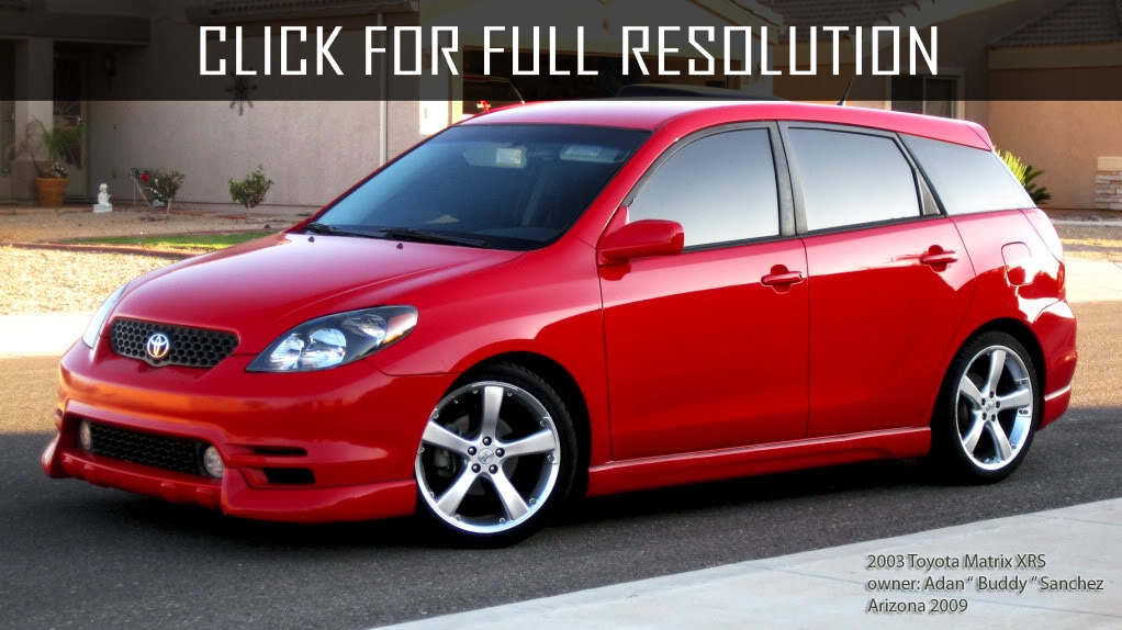 Toyota Matrix Xrs 2003 - amazing photo gallery, some information and