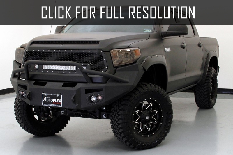 Toyota Tundra Matte Black - amazing photo gallery, some information and