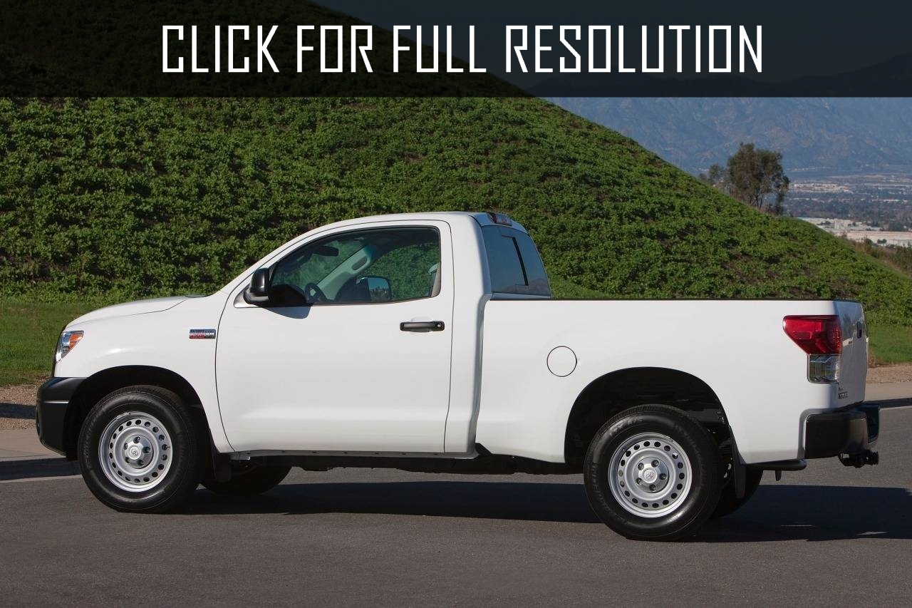 Toyota Tundra Regular Cab - amazing photo gallery, some information and