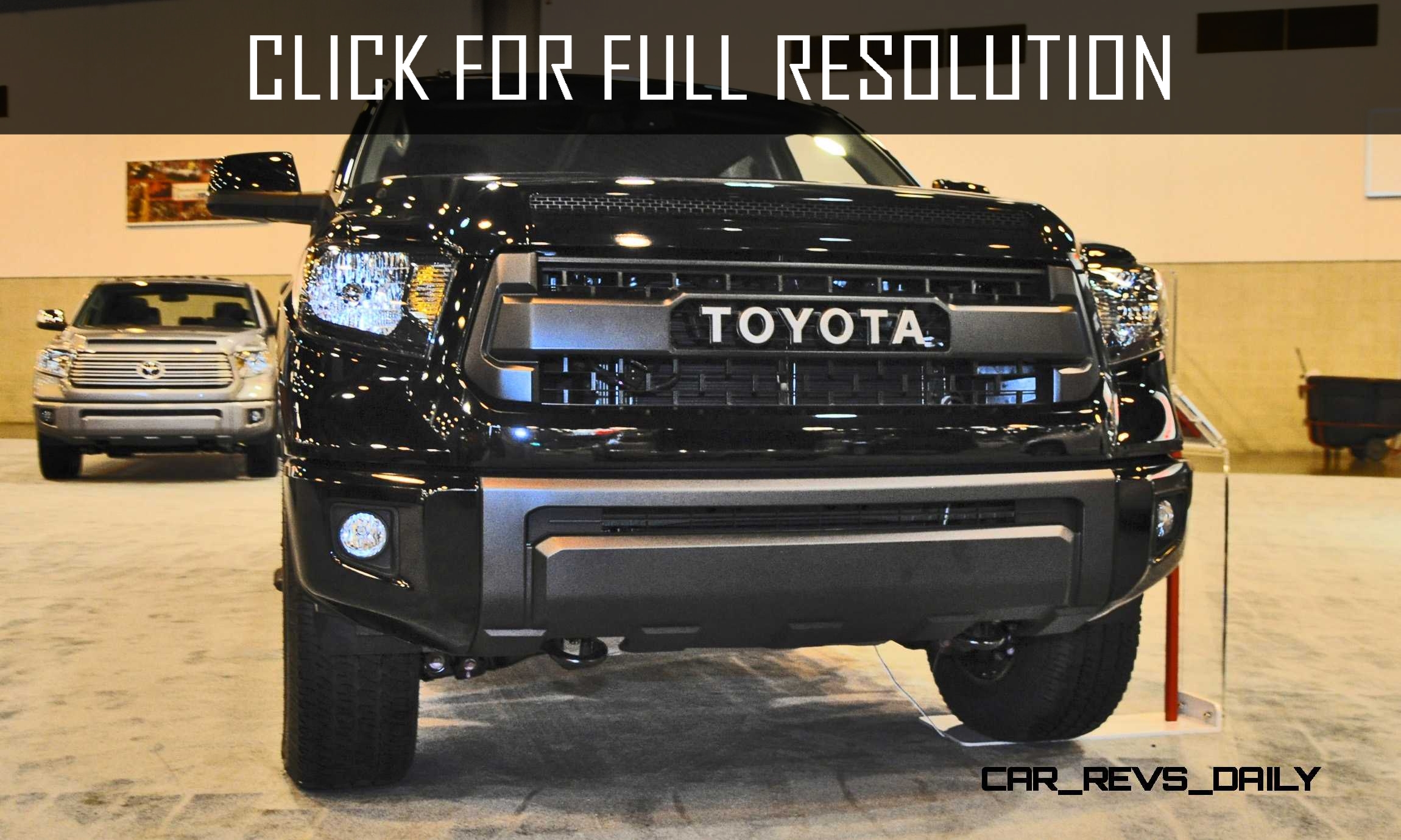 Toyota Tundra Trd Pro Black