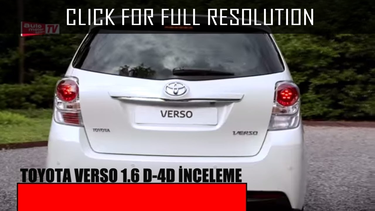 Toyota Verso 1.6 D4d