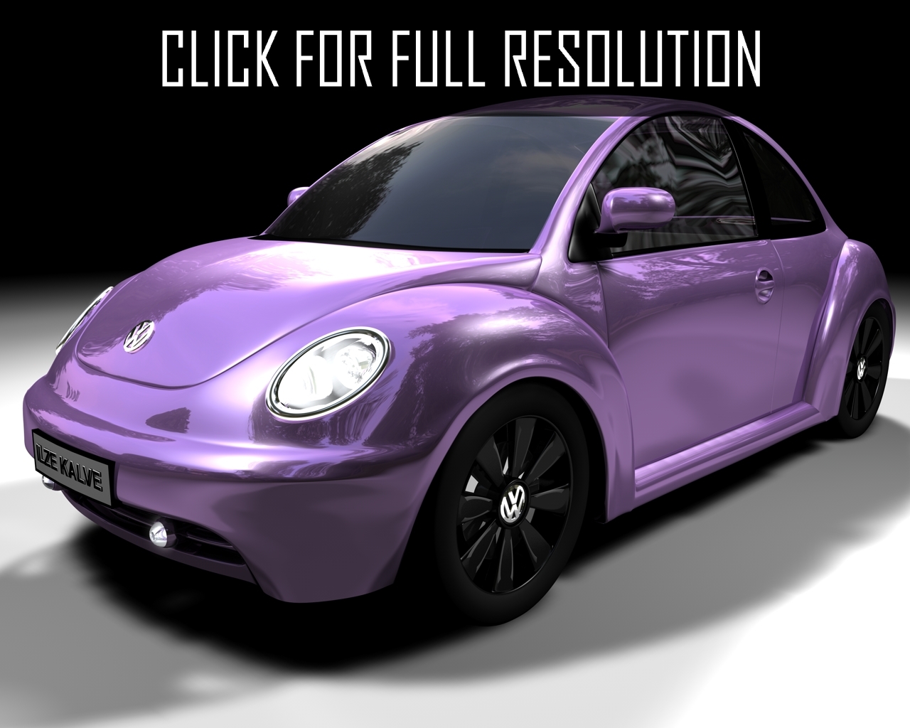 Volkswagen Beetle Purple