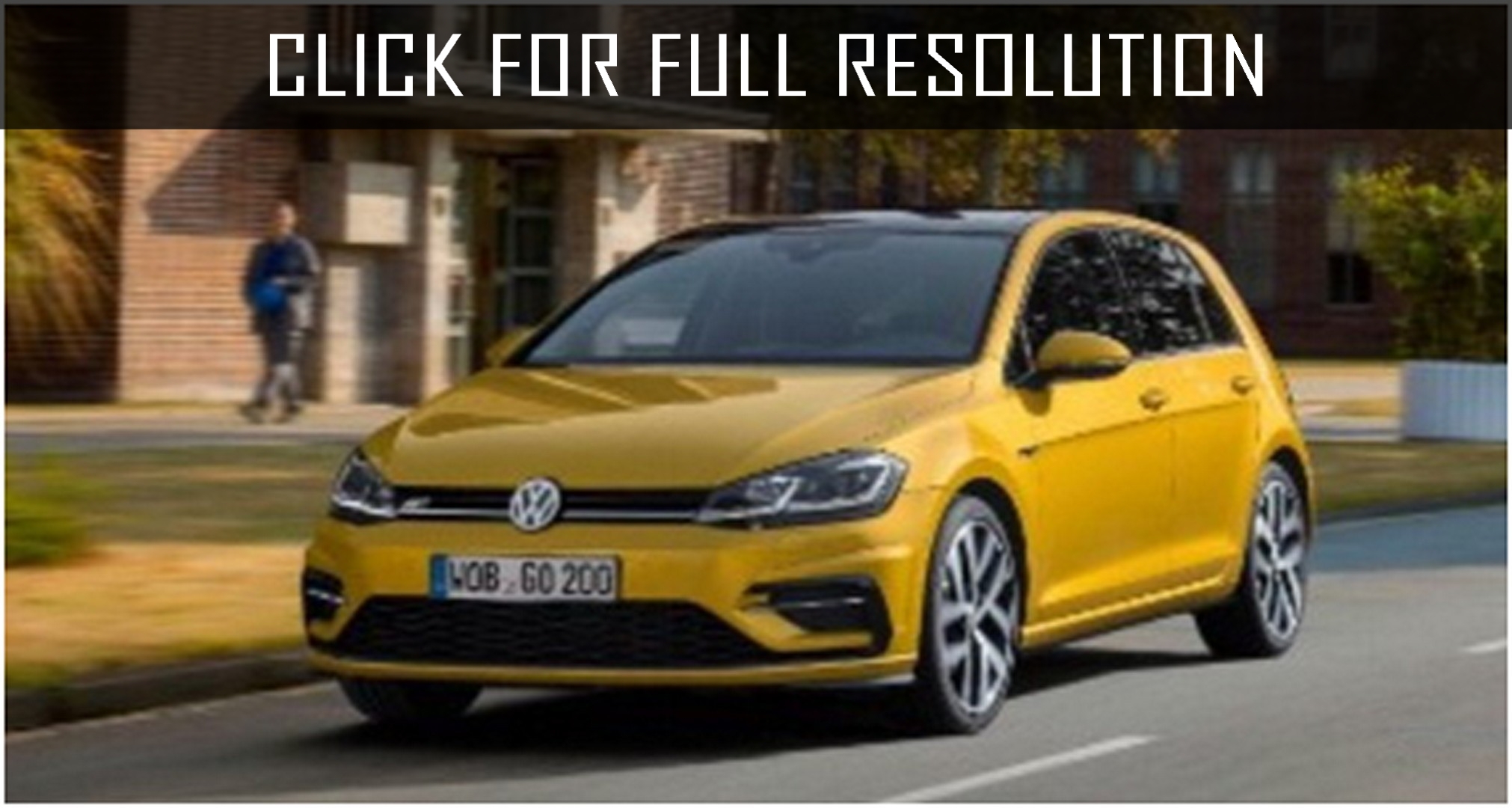 Volkswagen Golf Yellow