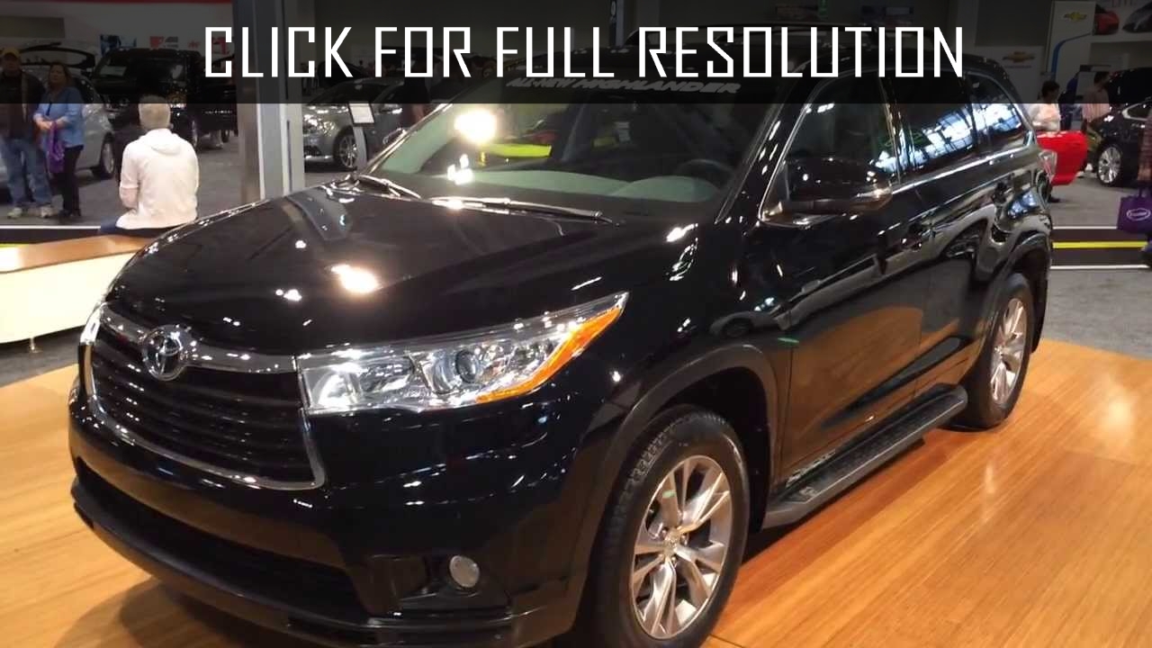 Toyota Highlander Black - amazing photo gallery, some information and ...